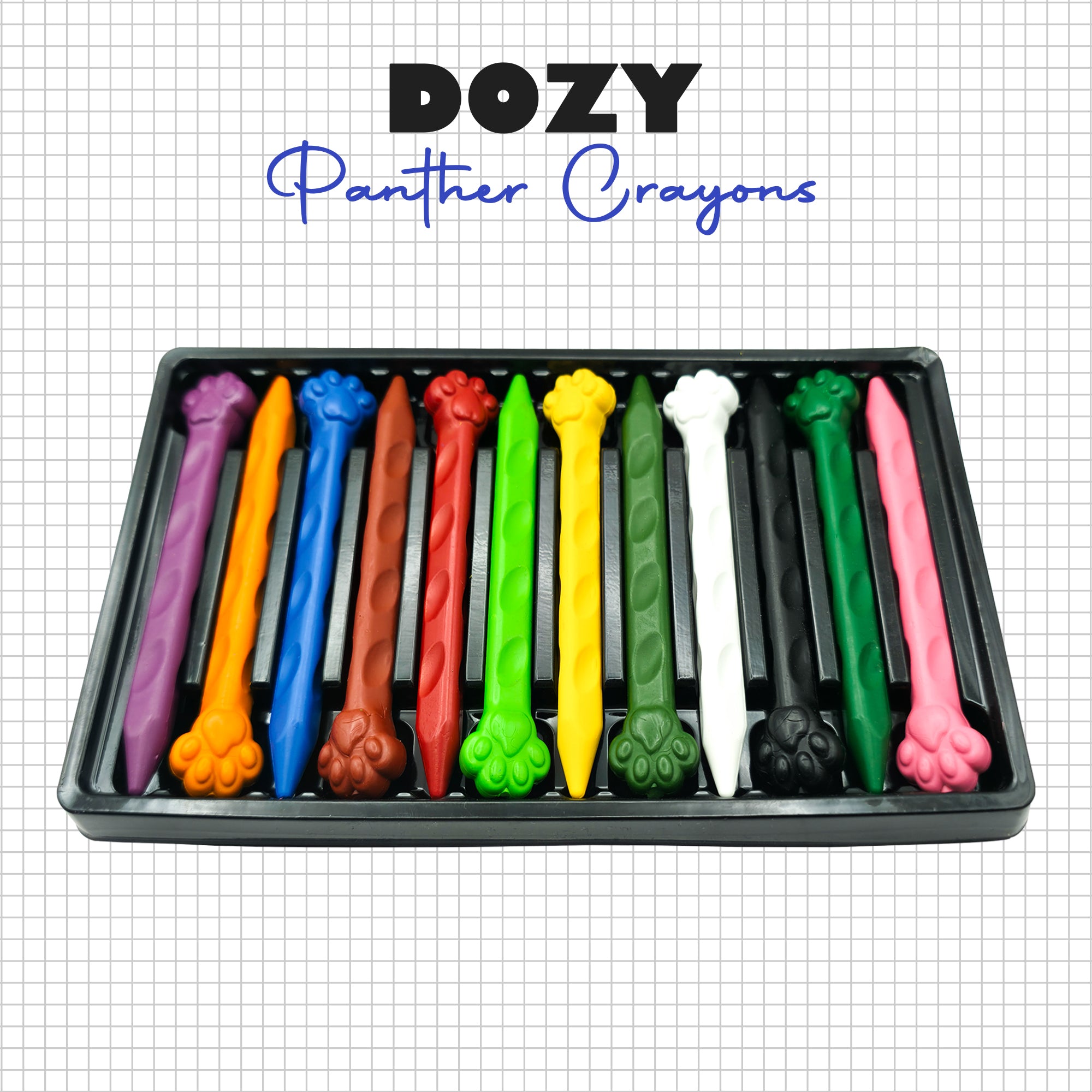Panther Crayons 12