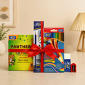 Panther crayons next pencils color pencils erasor sharpner