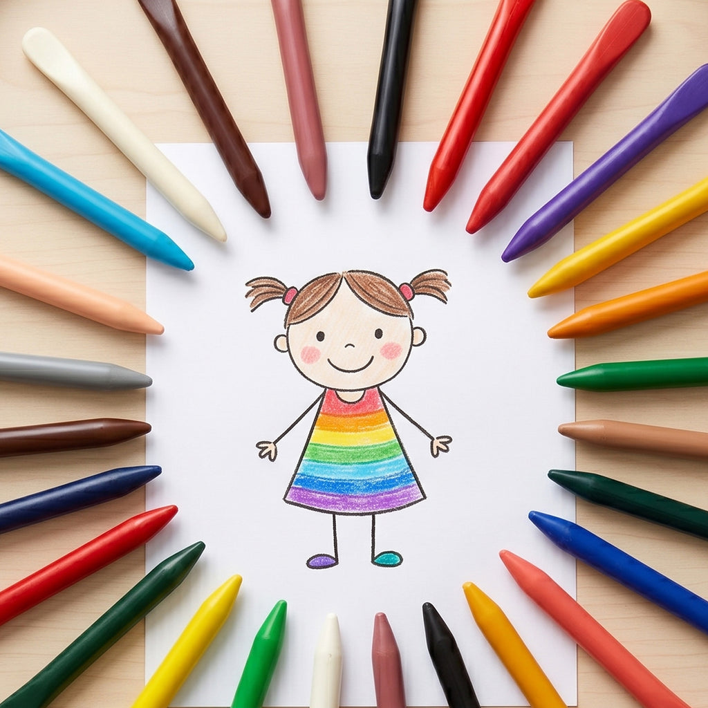 Triangular Erasable Crayons 24