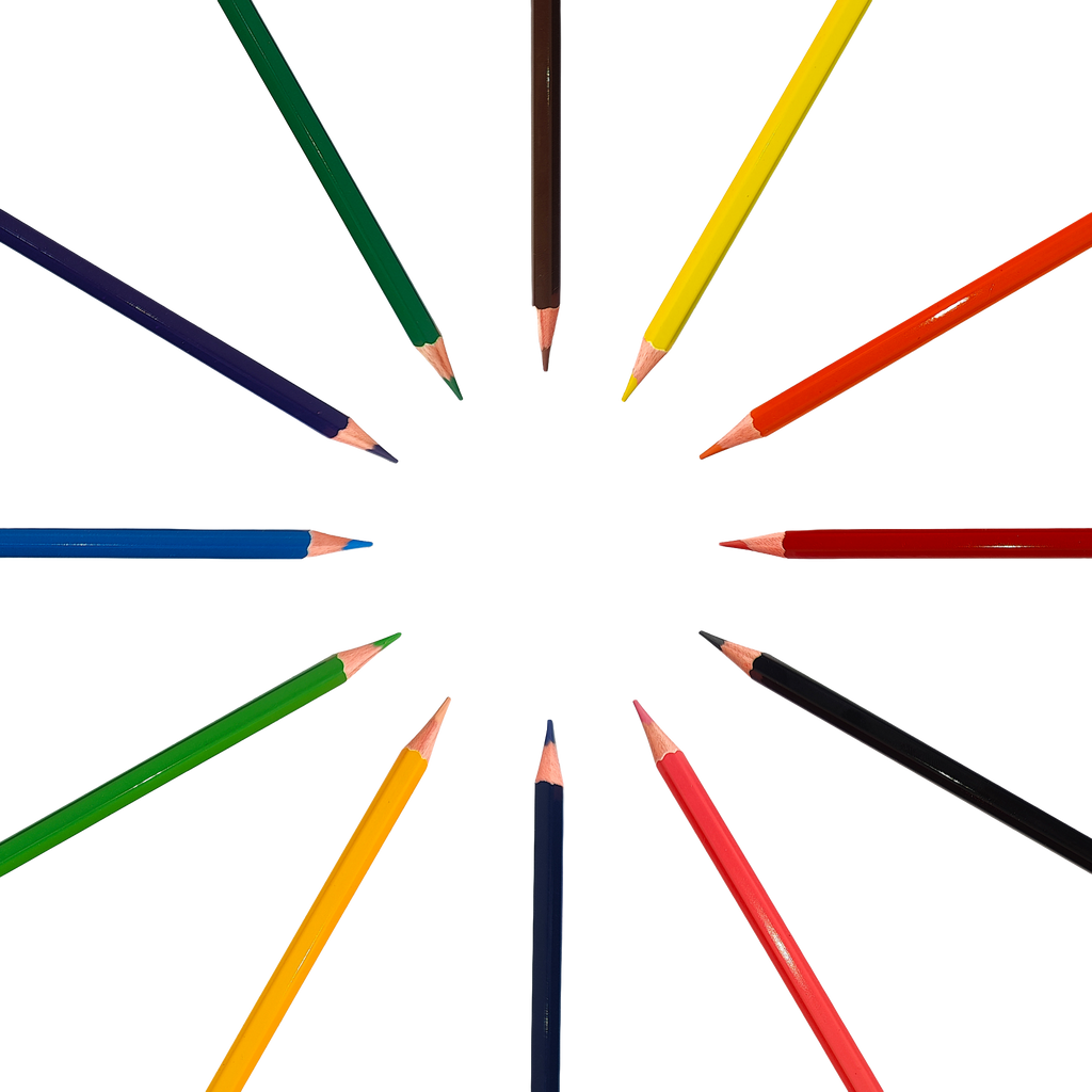 Long Colour Pencil 12