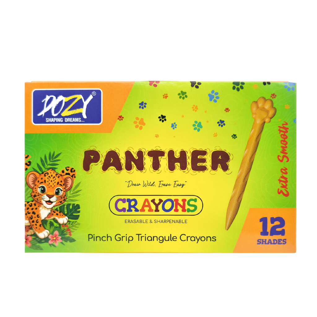 Panther Crayons 12