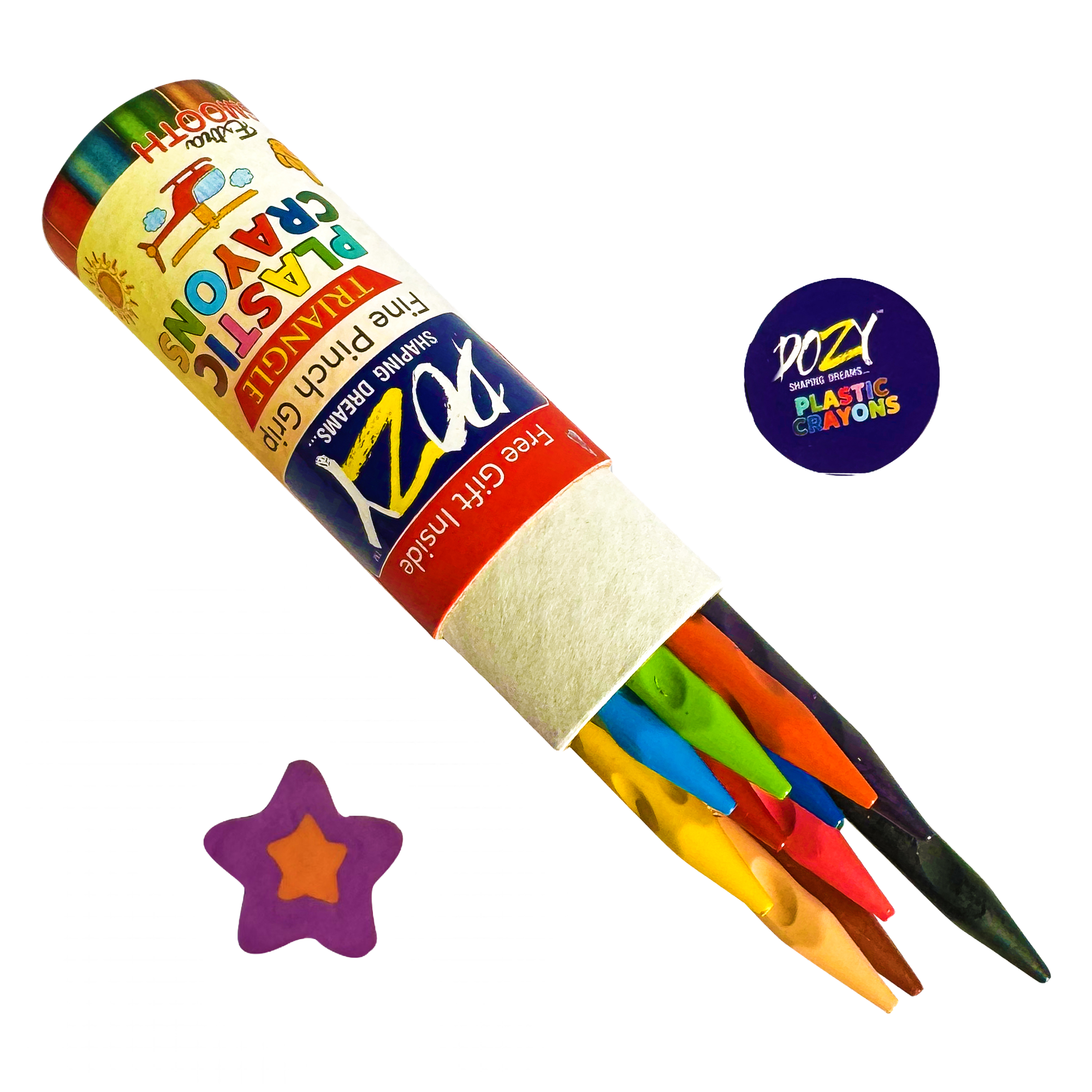 Pinch Grip Crayons Round 12