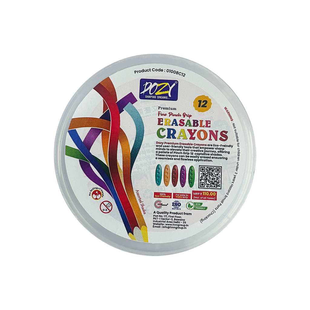 Premium Erasable Crayons 12
