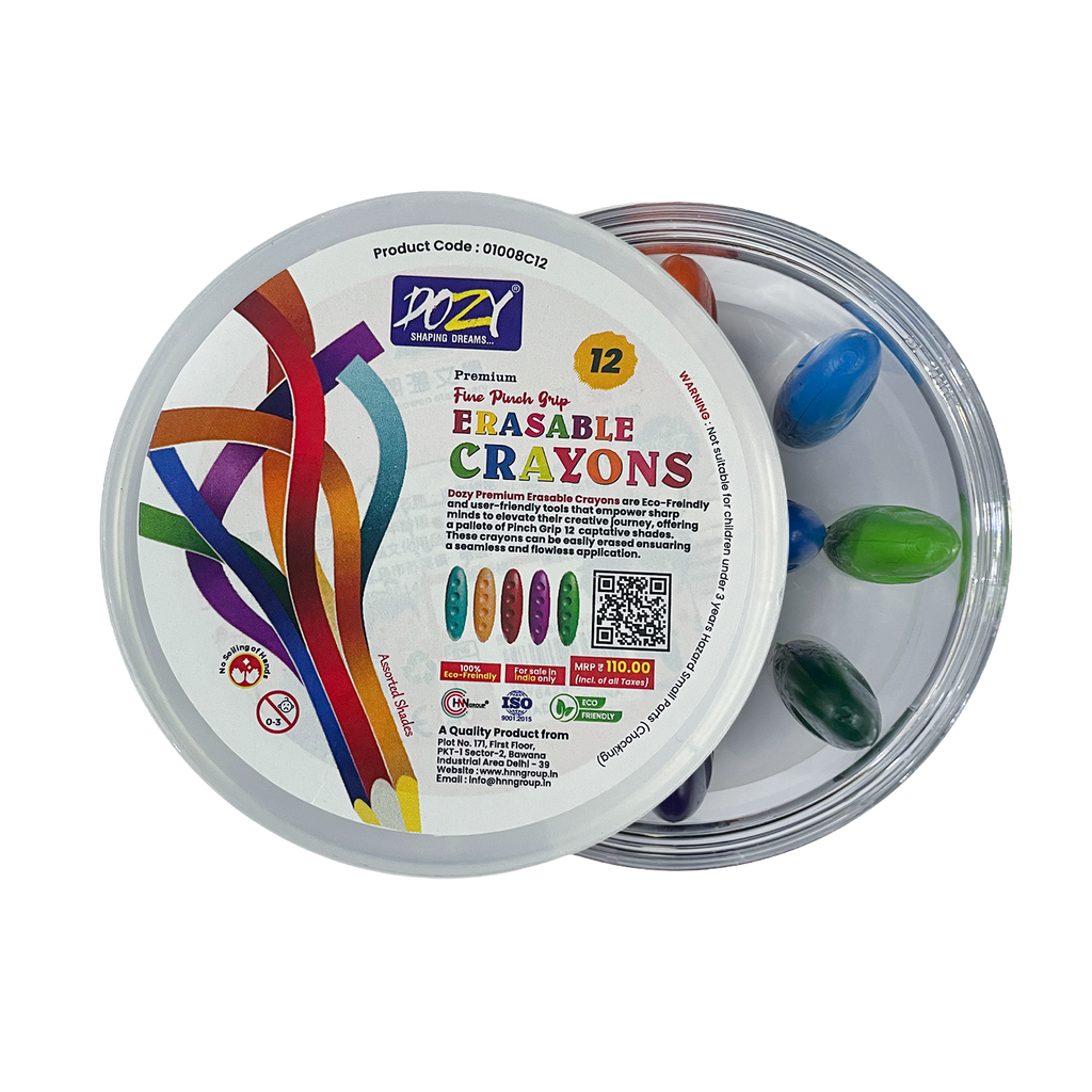 Premium Erasable Crayons 12