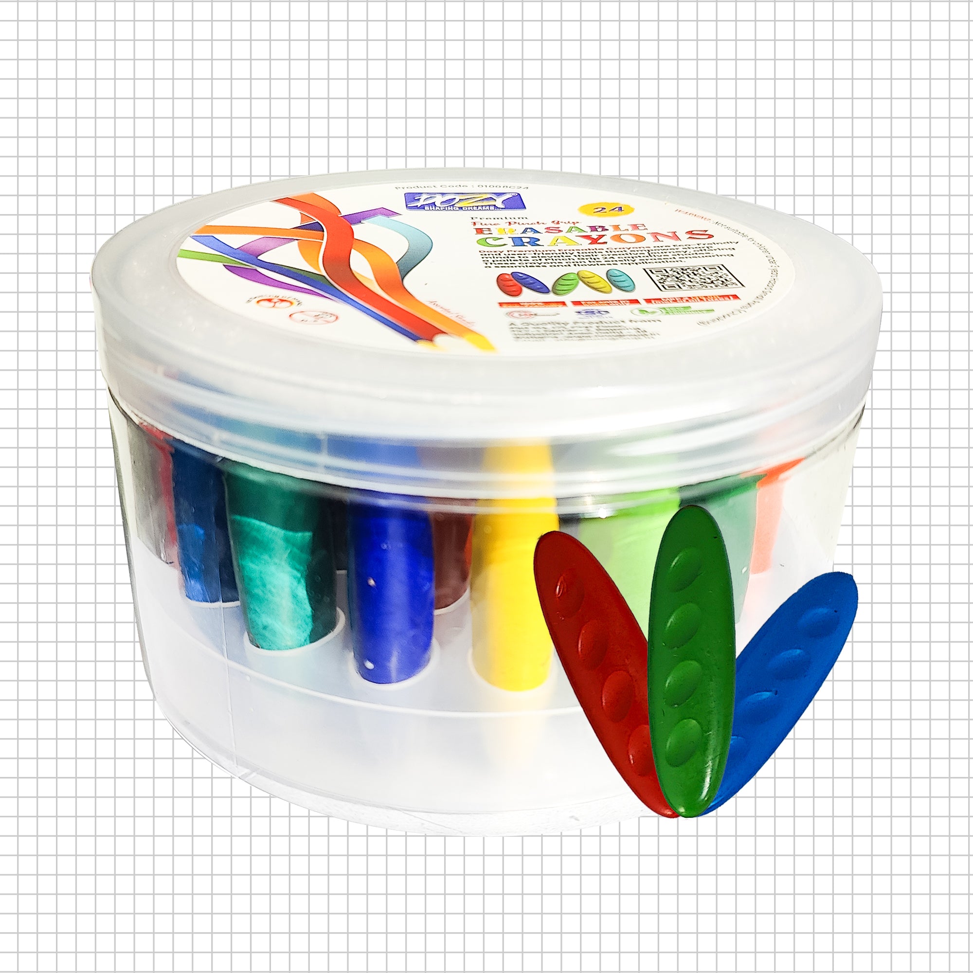 Premium Erasable Crayons 12