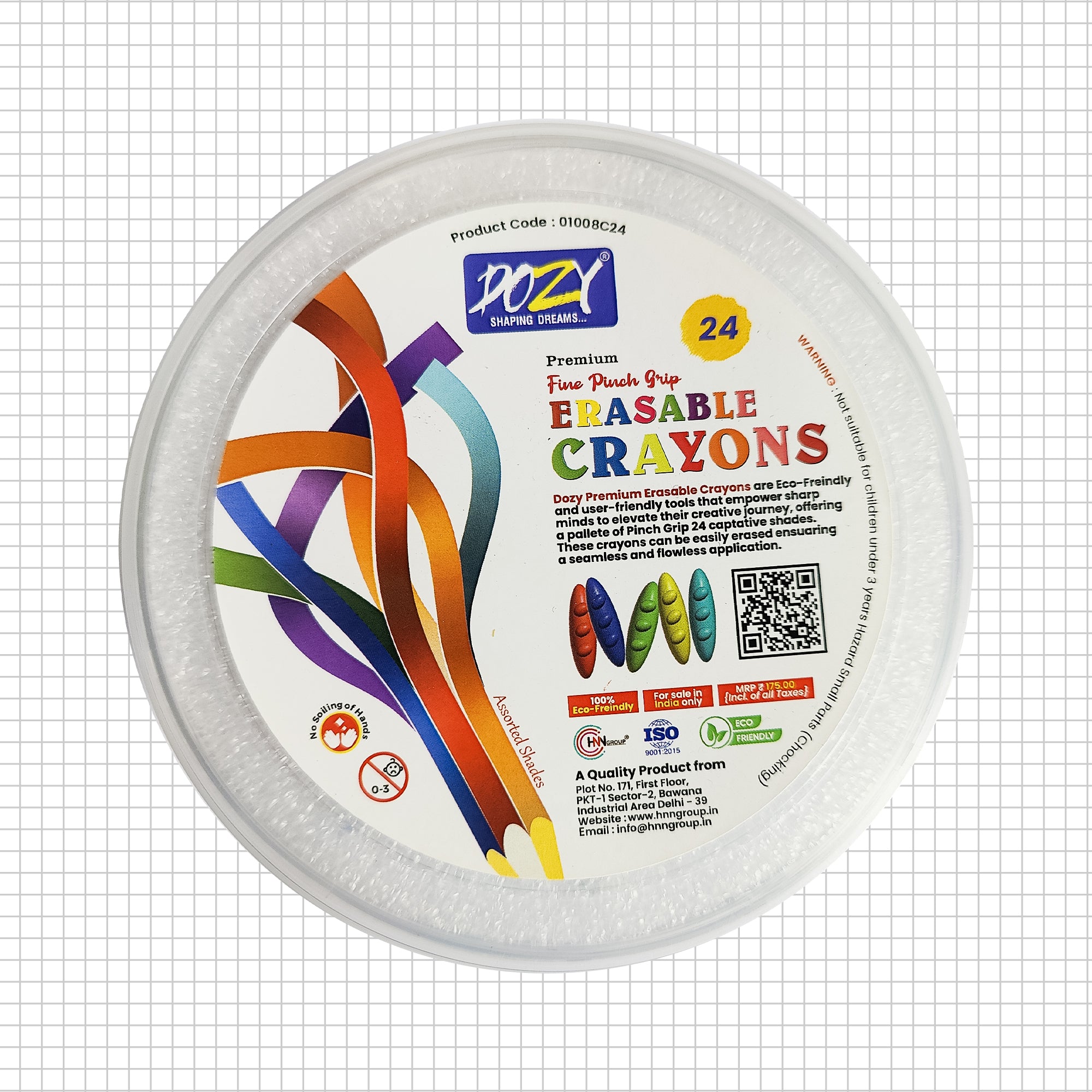 Premium Erasable Crayons 12