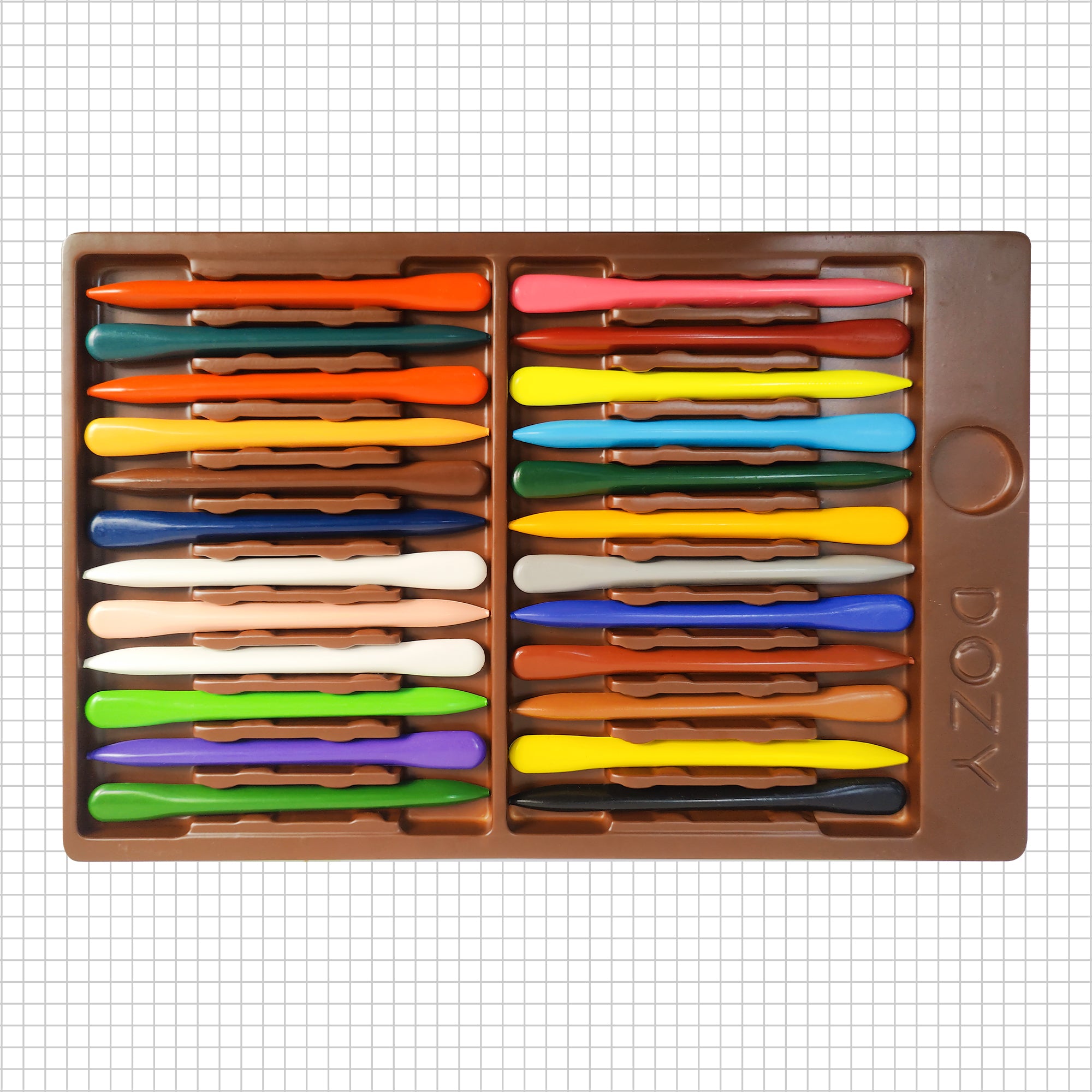 Triangular Erasable Crayons 24
