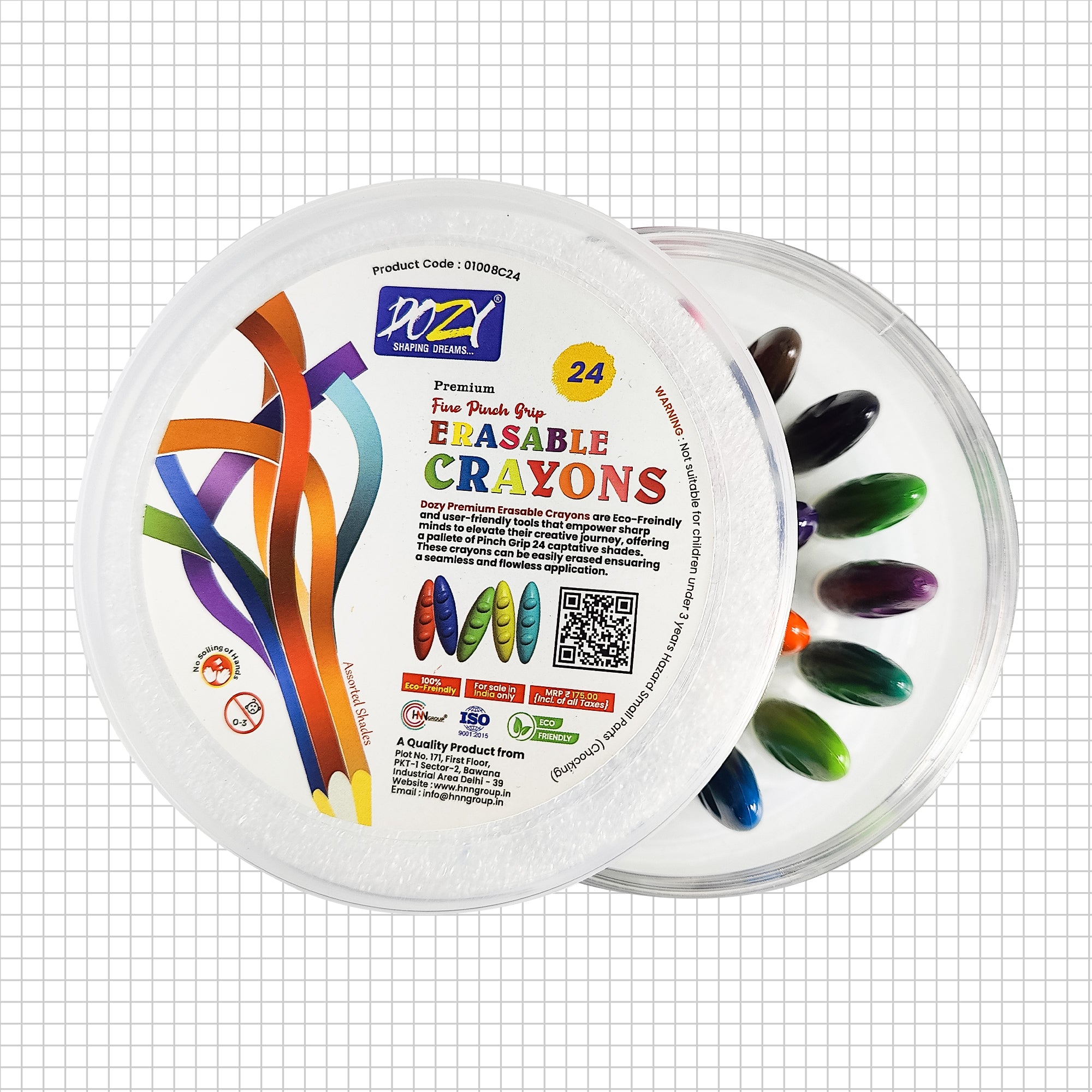 Premium Erasable Crayons 24