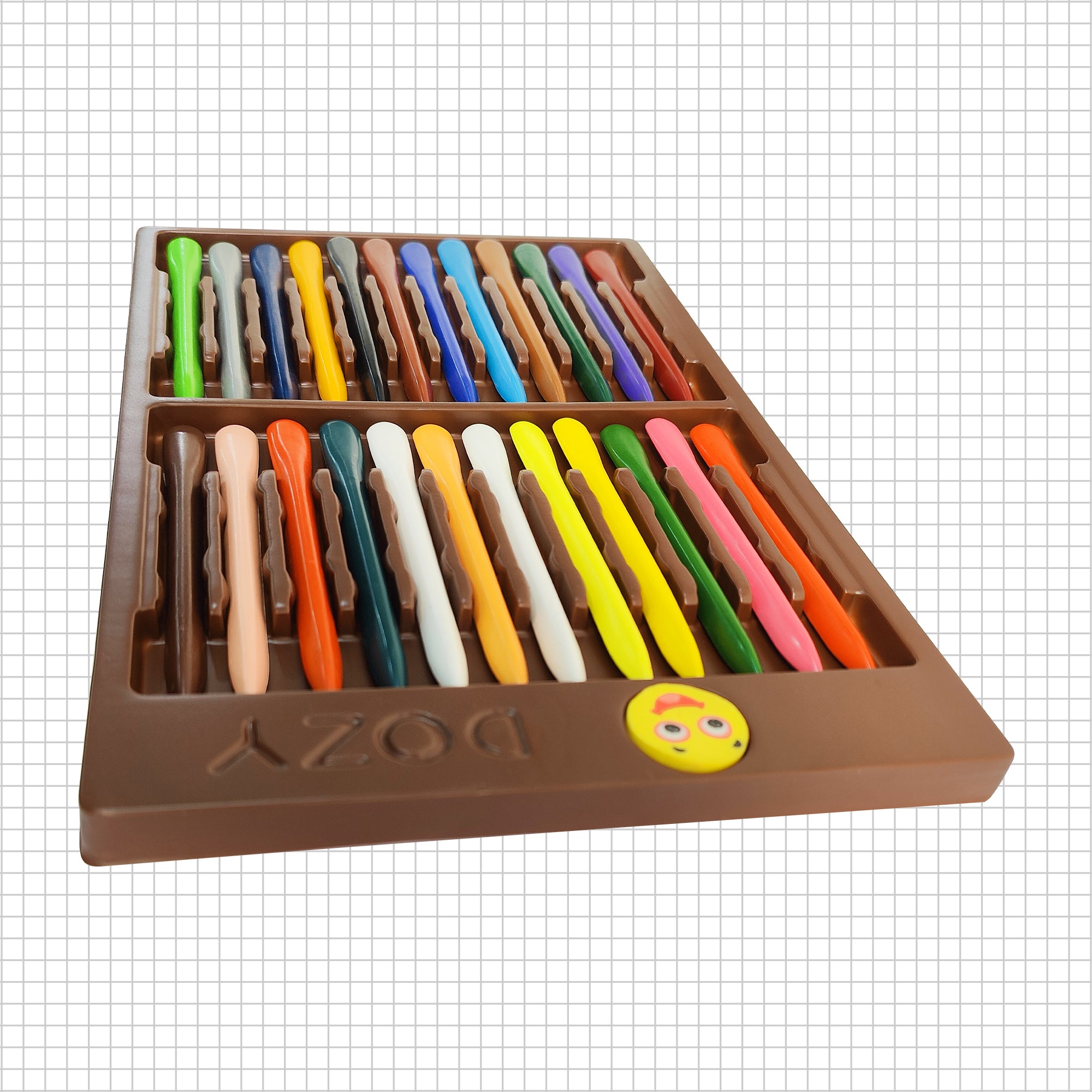Triangular Erasable Crayons 24