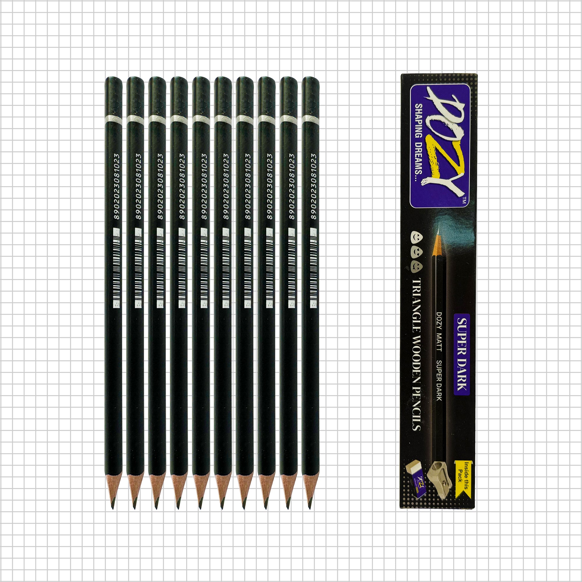Matt Black Pencil