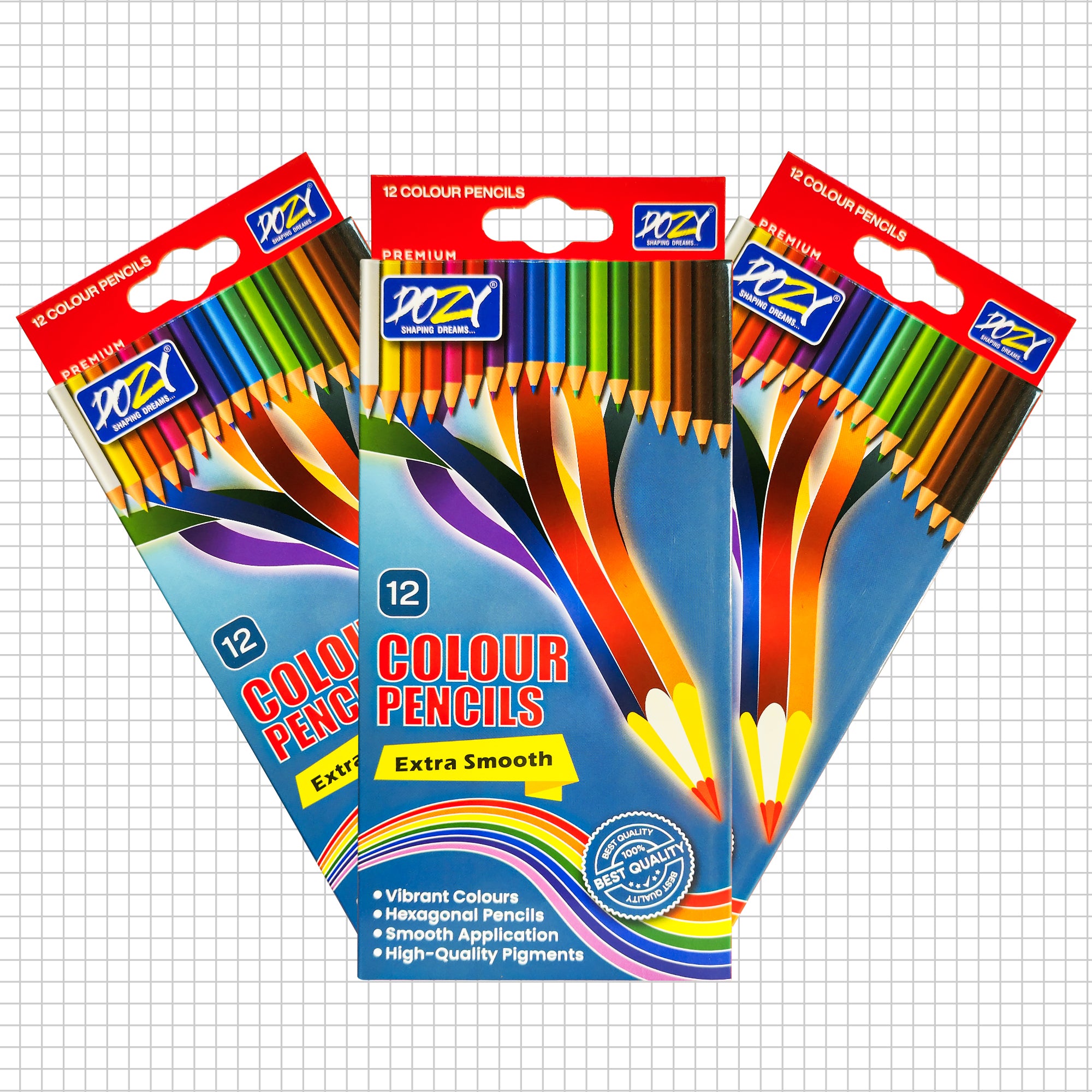 Long Colour Pencil 12