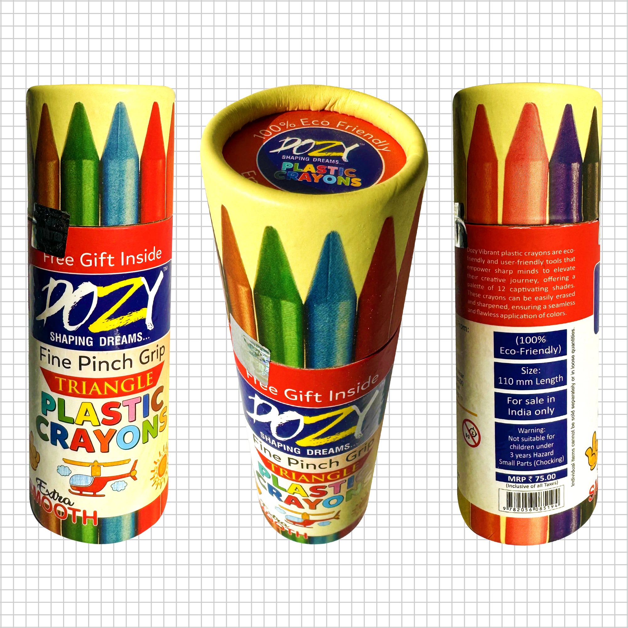 Pinch Grip Crayons Round 12