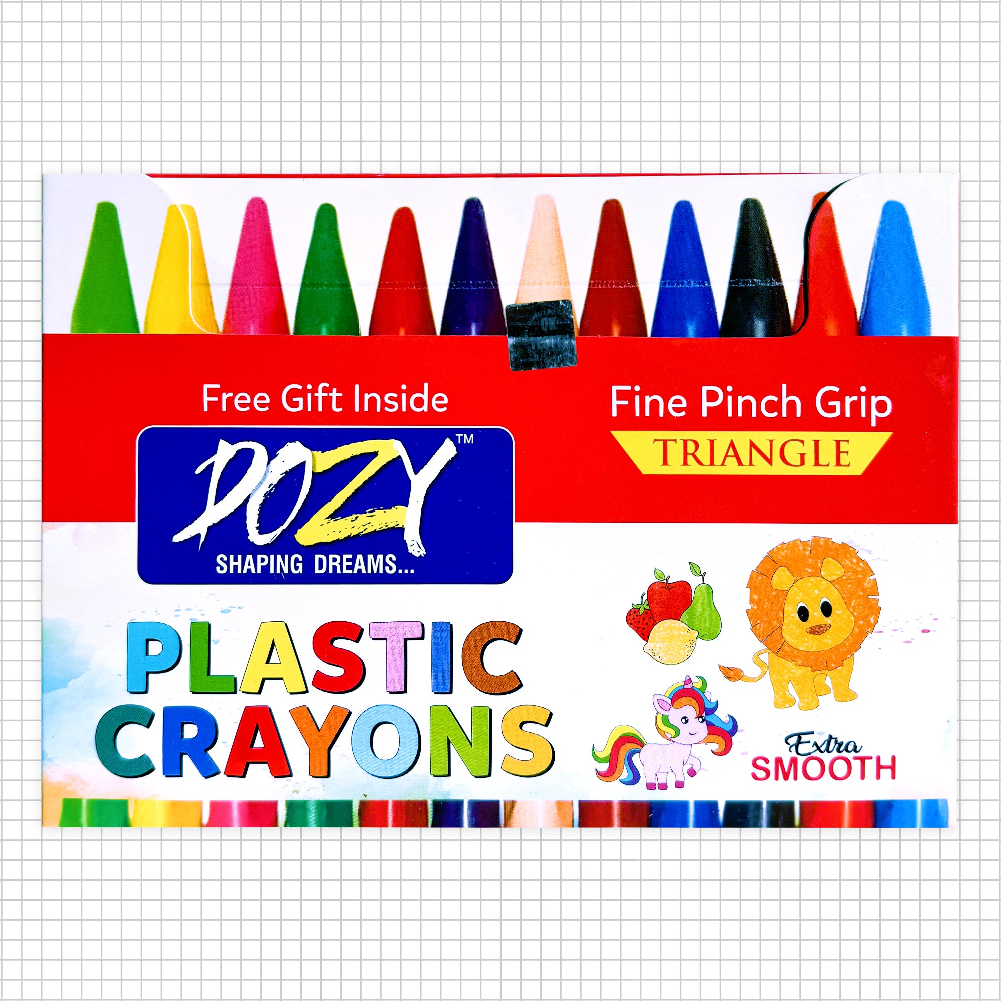 Pinch Grip Crayons Box 12