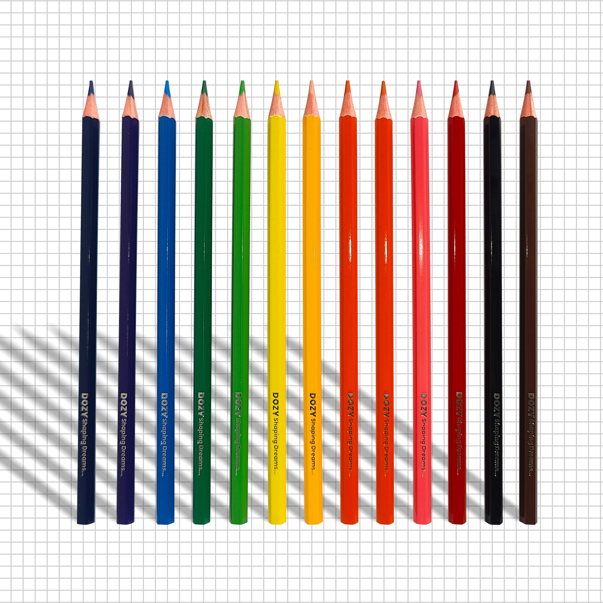 Long Colour Pencil 12