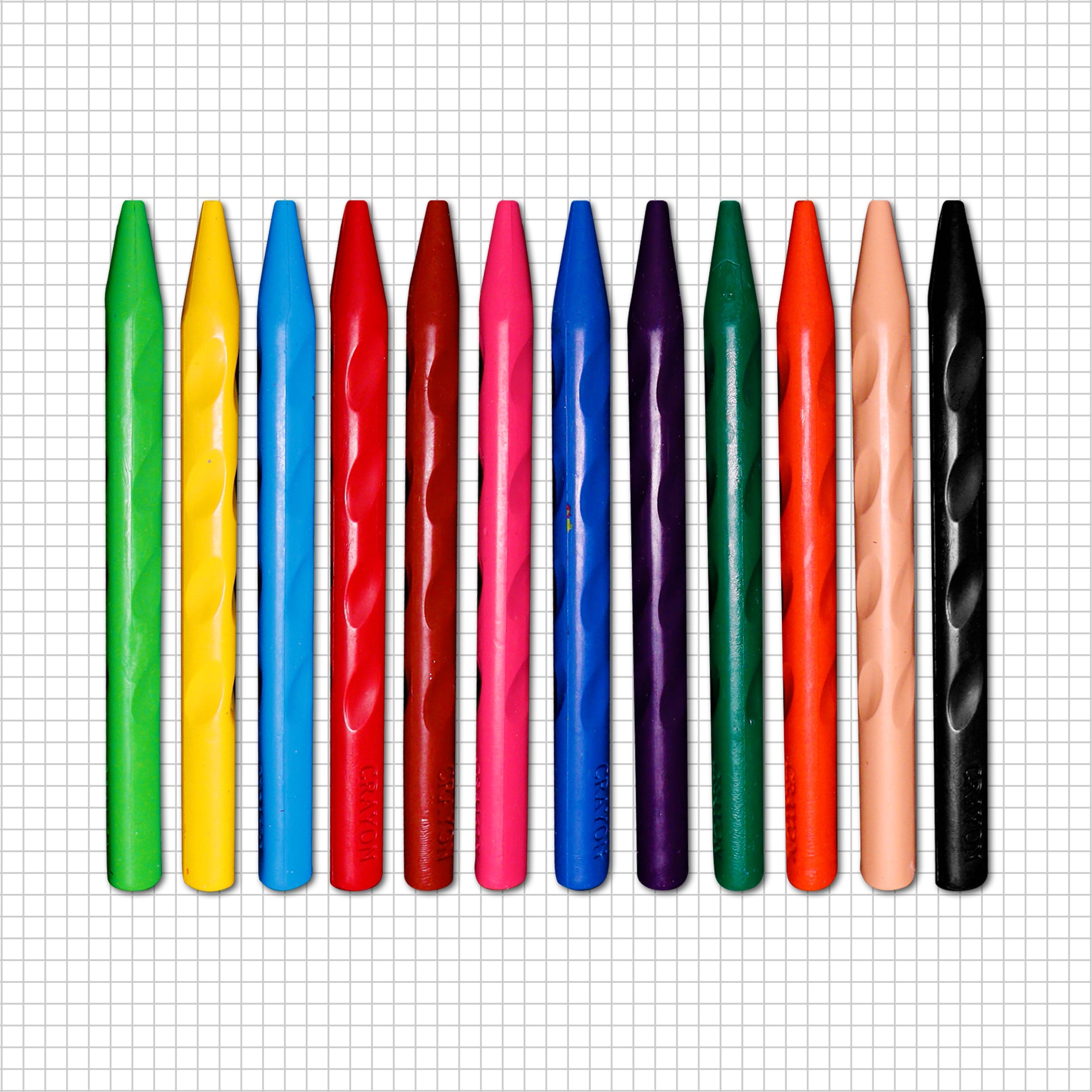 Pinch Grip Crayons Box 12