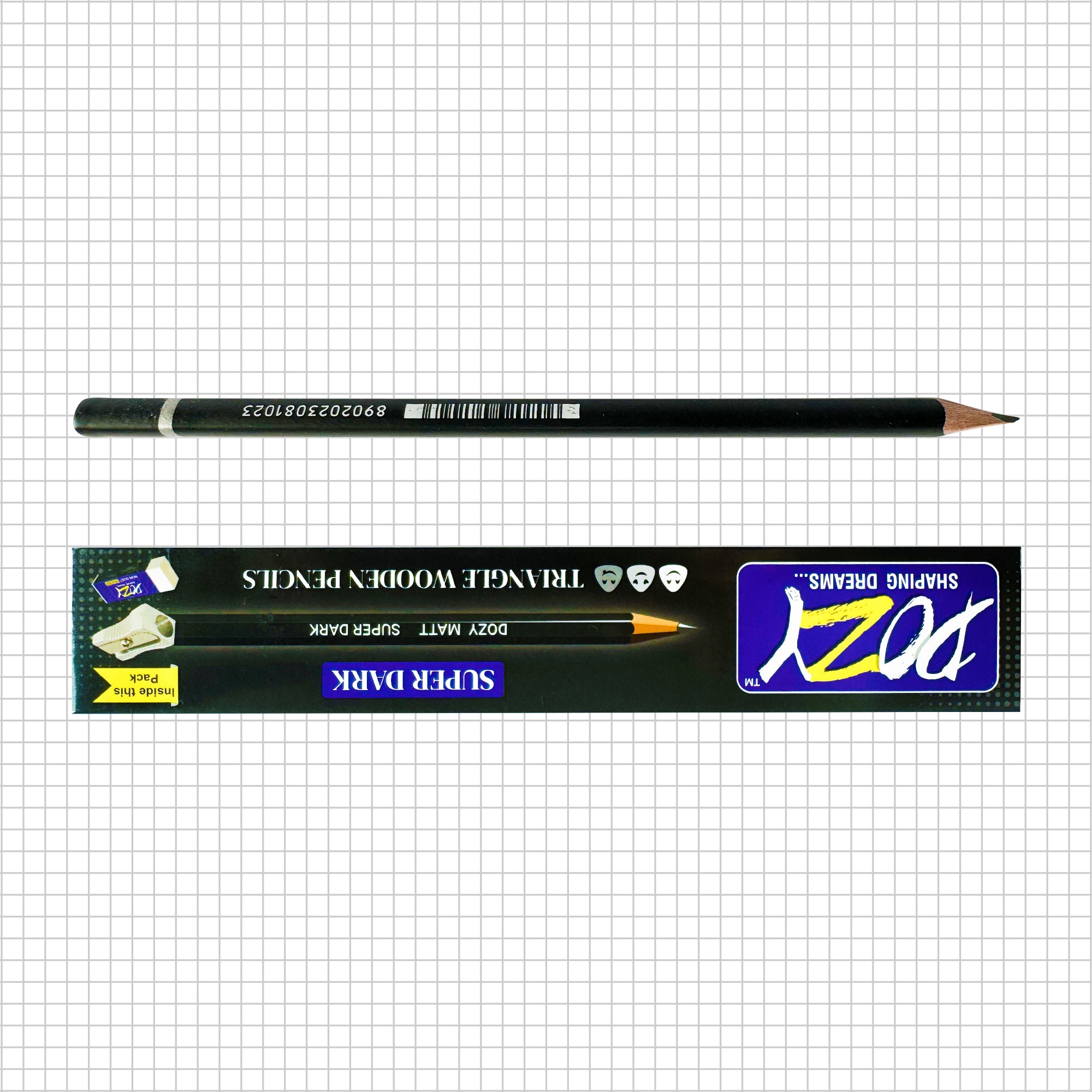 Matt Black Pencil