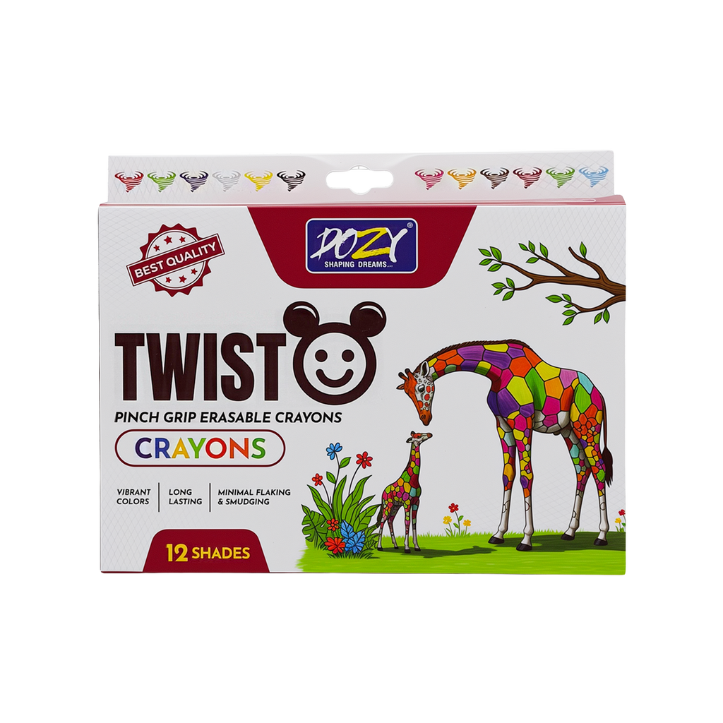 Twisto Erasable Crayons 12