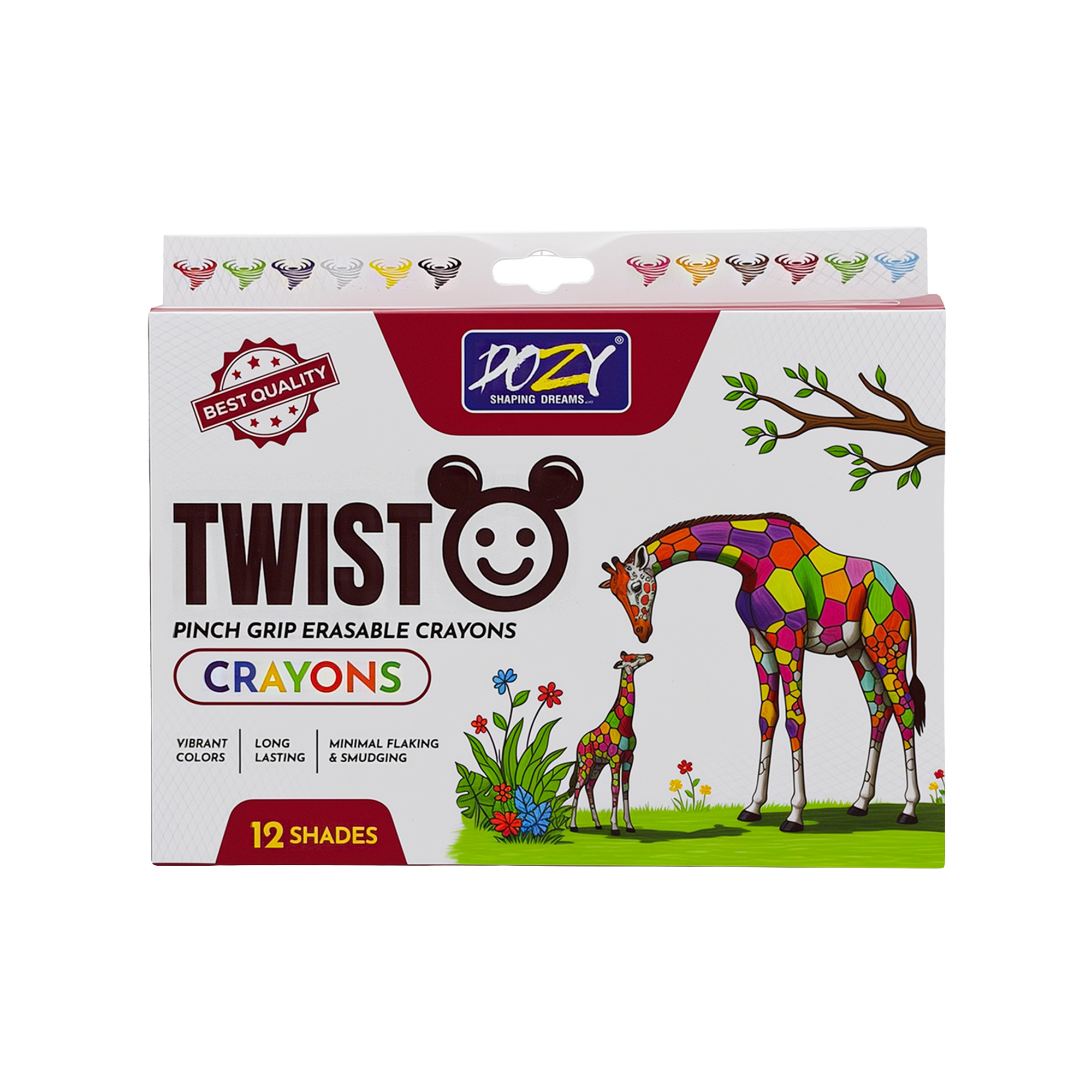 Twisto Erasable Crayons 12