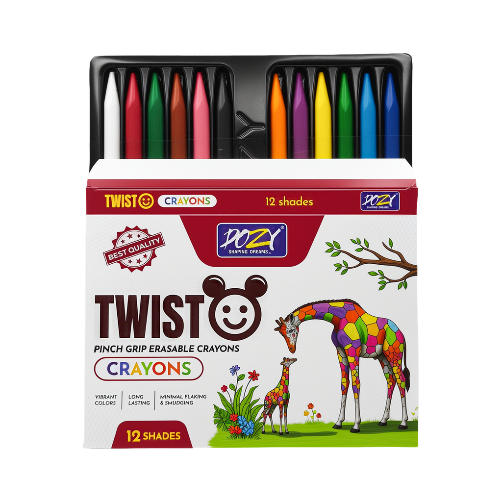 Twisto Erasable Crayons 12