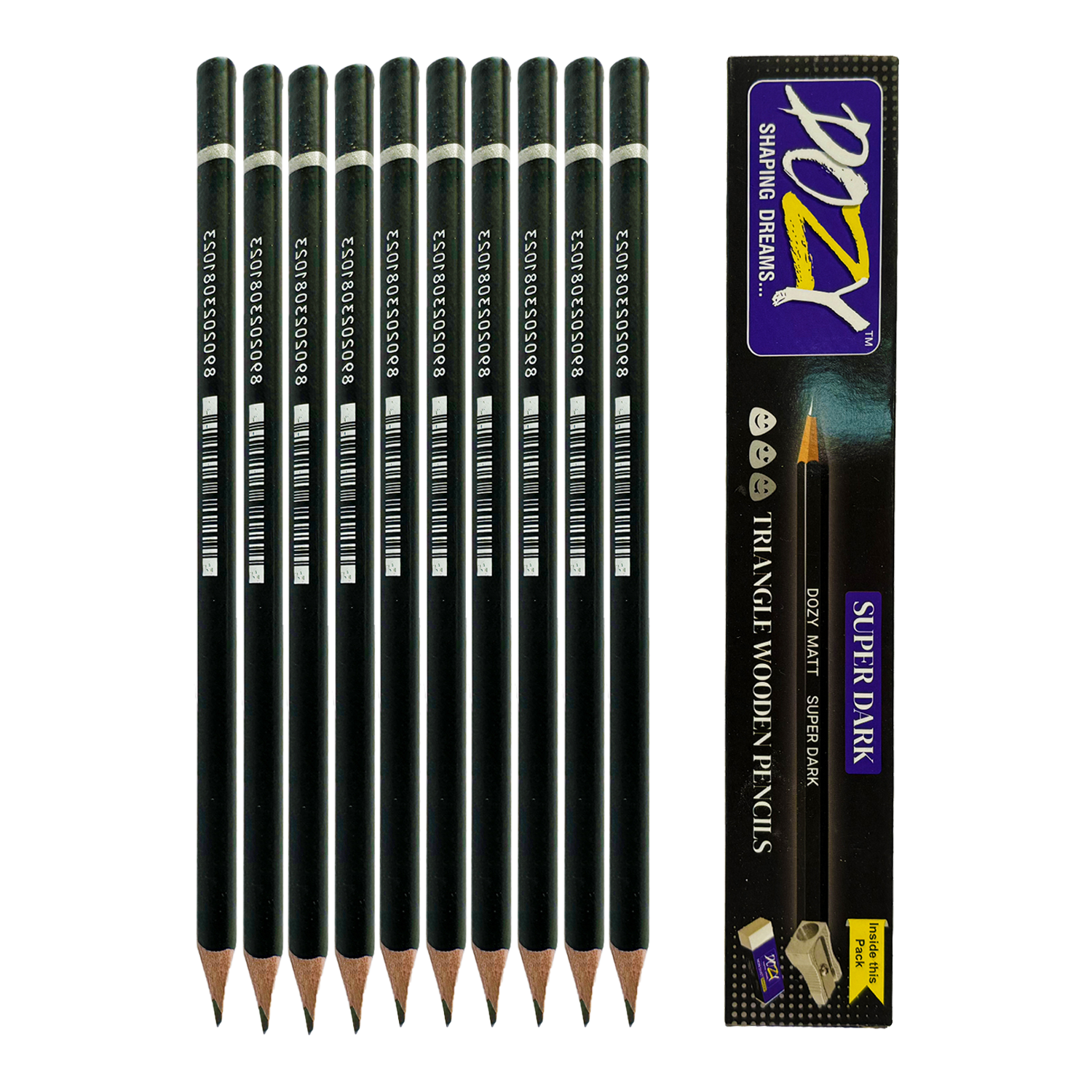 Matt Black Pencil